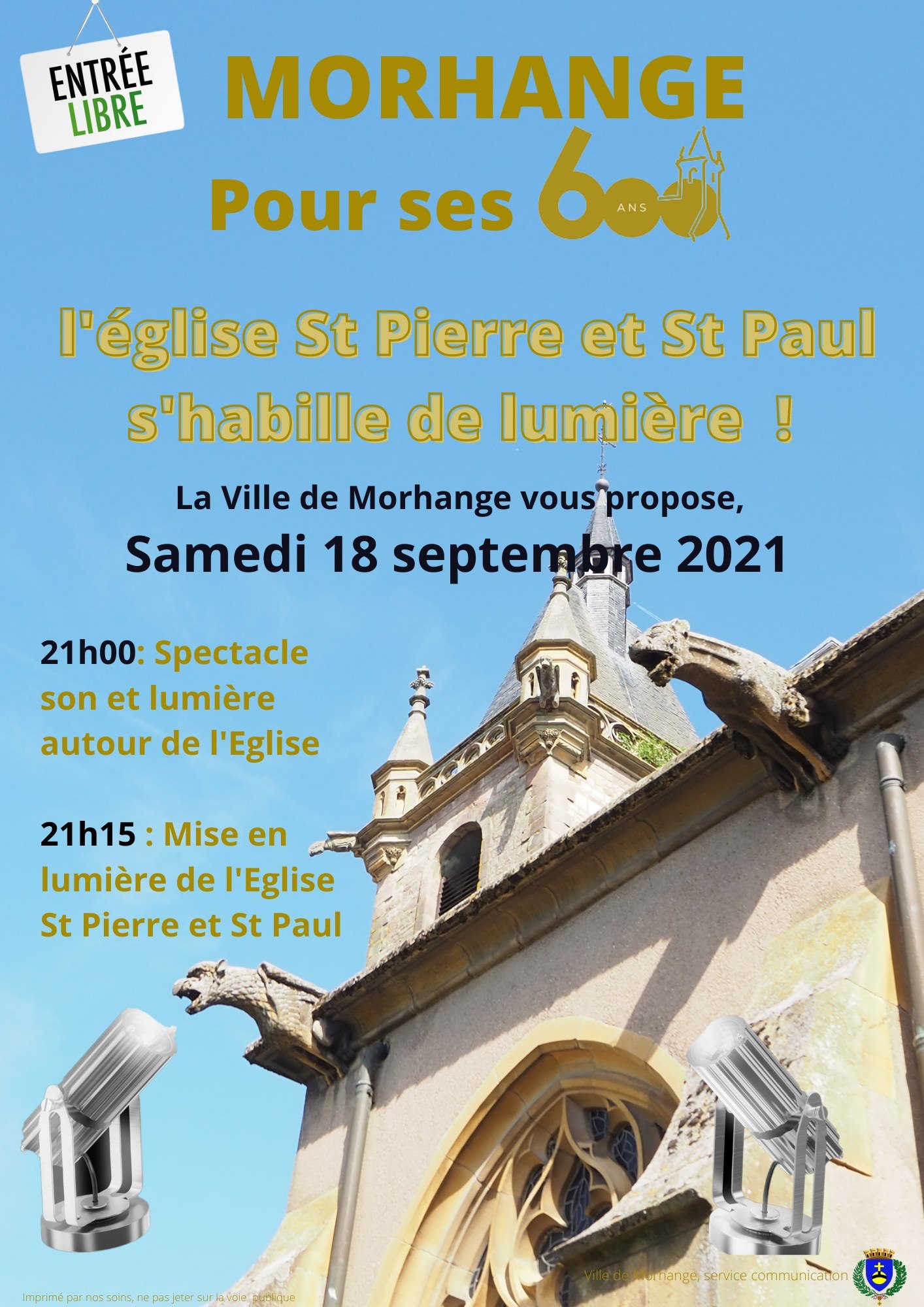 Son et lumiere 600 ans Eglise